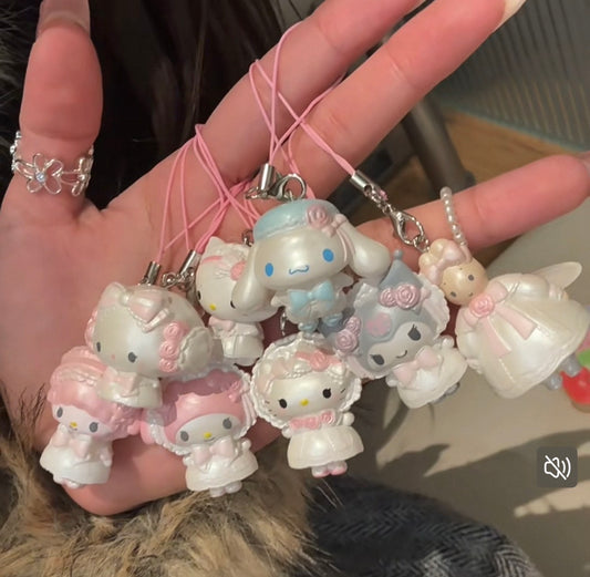 4th anniversary special: rosy sanrio charms blind bag