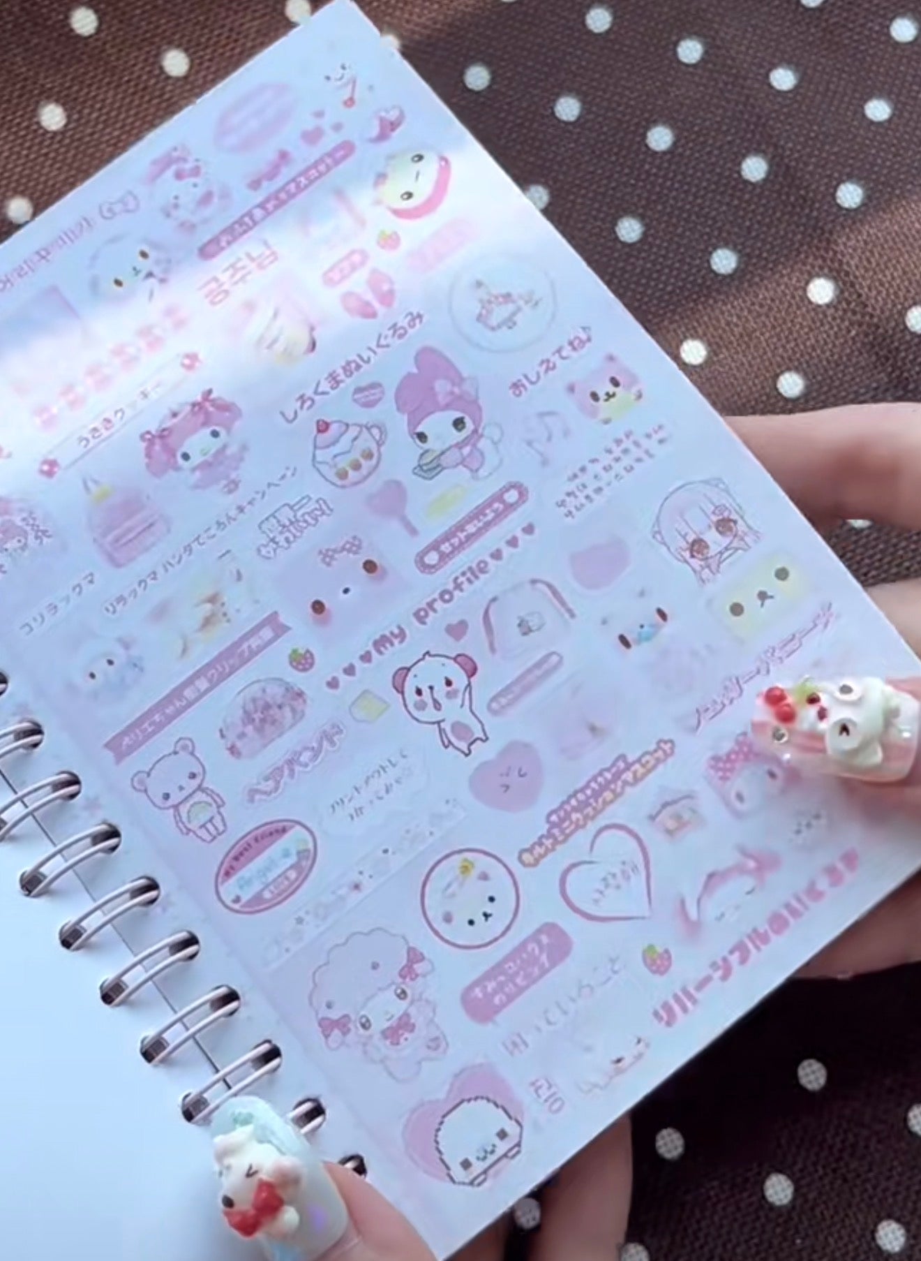 {c-贴纸书} 32p strawberry pink sticker book