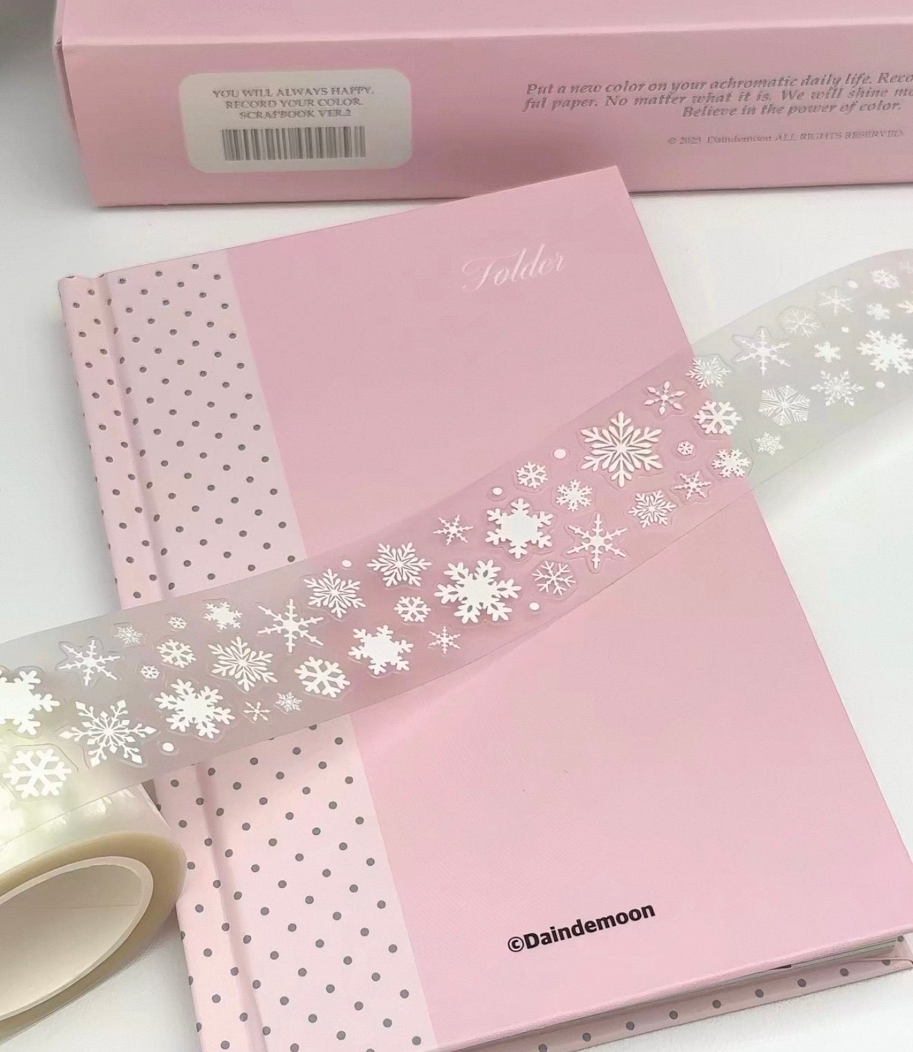 {intomyvibe} snowflake kiss cut tape