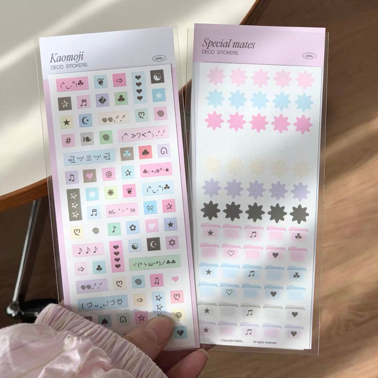 {all4u} diary deco sets : kaomoji & special