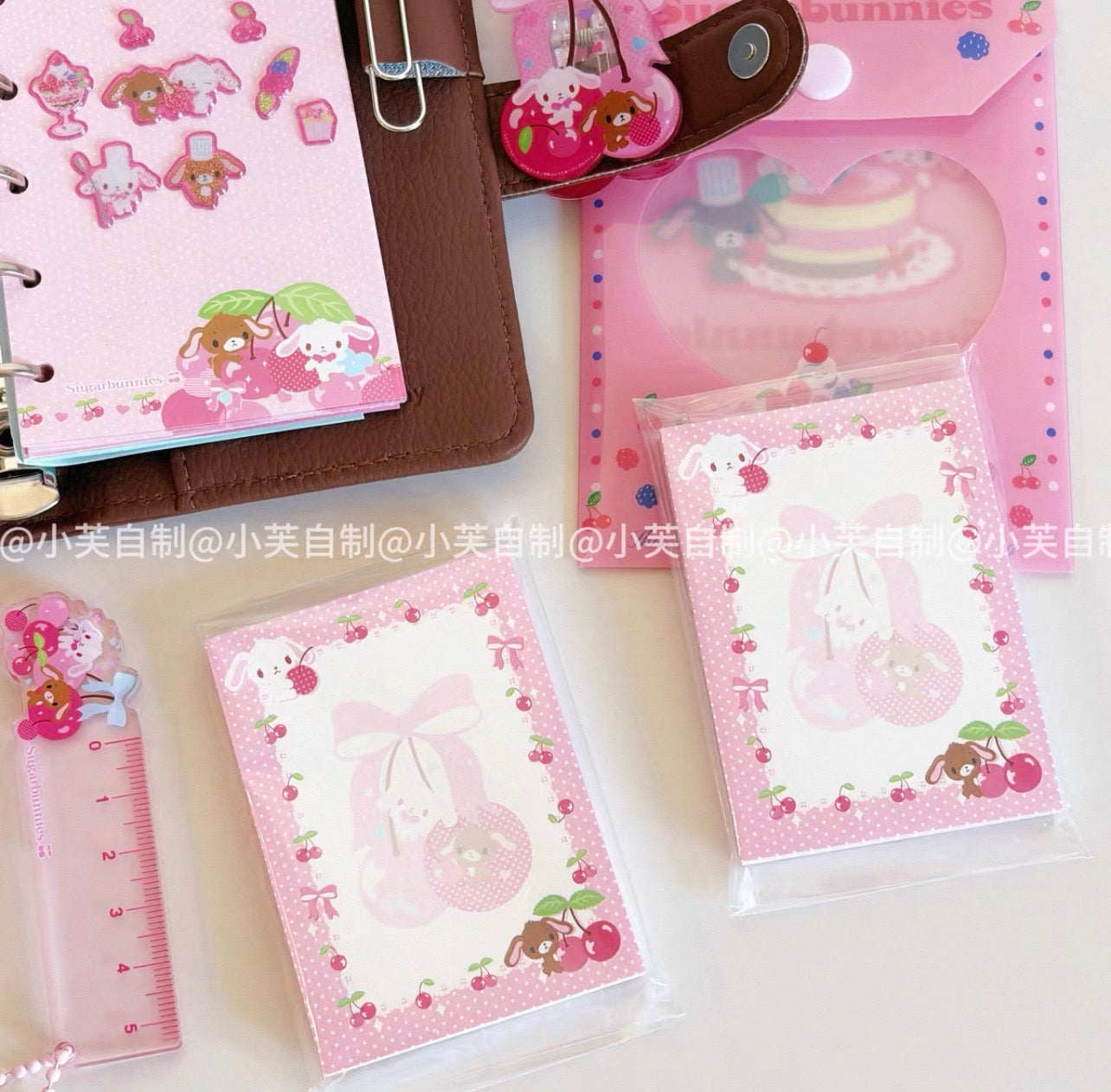 {byfufu} sugarbunnies sweet cherry memo pad