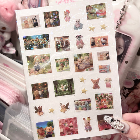 {HRTSTICKER} retro sylvanian families 1