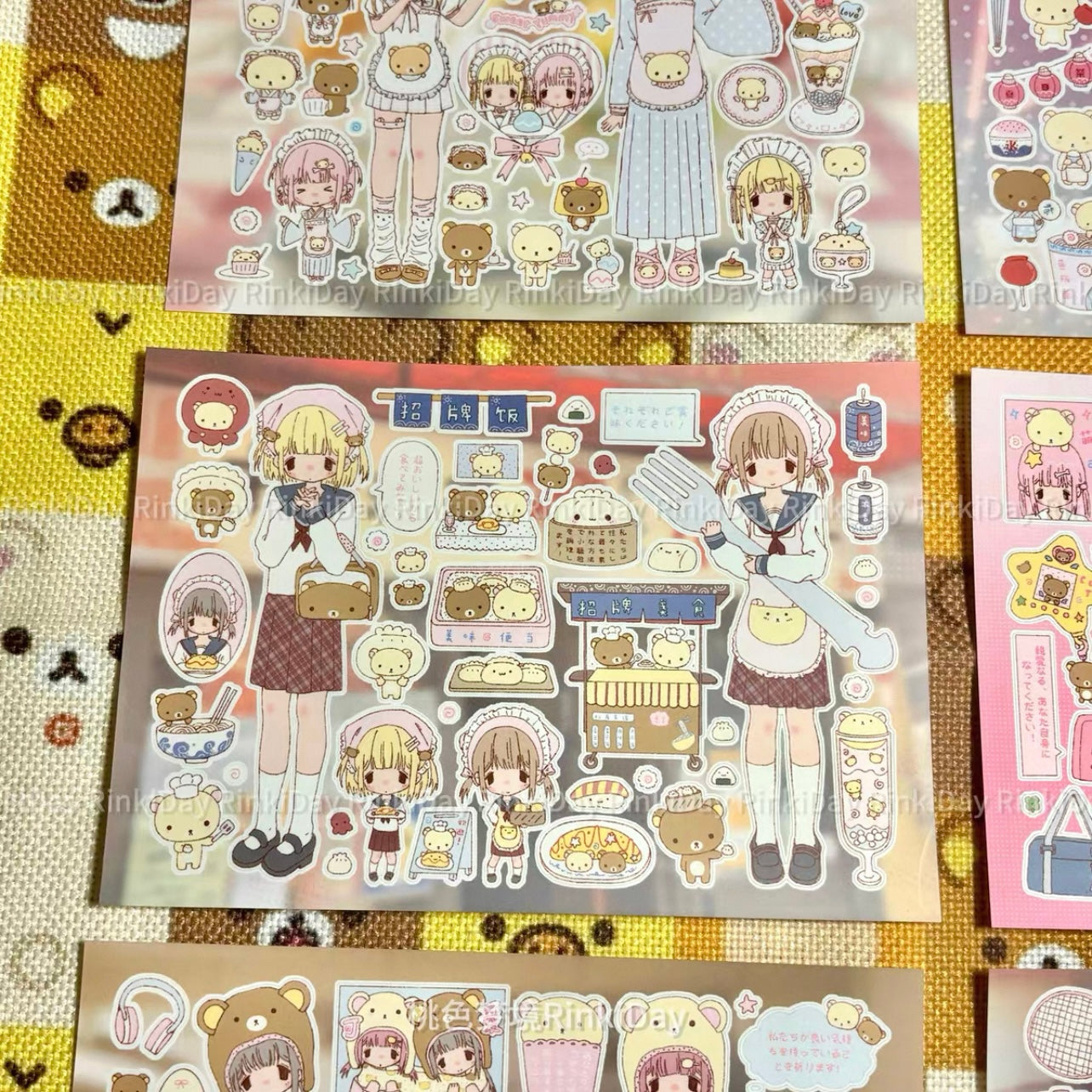 {rinki day} rilakkuma bear girls 9 types