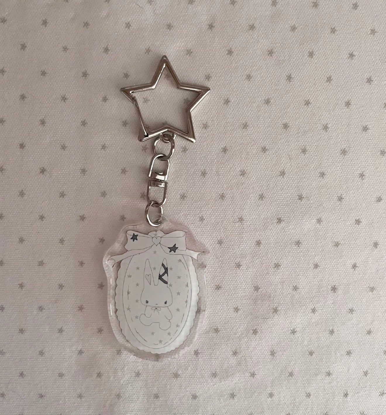 {not cute anymore} dreamy epoxy keychain