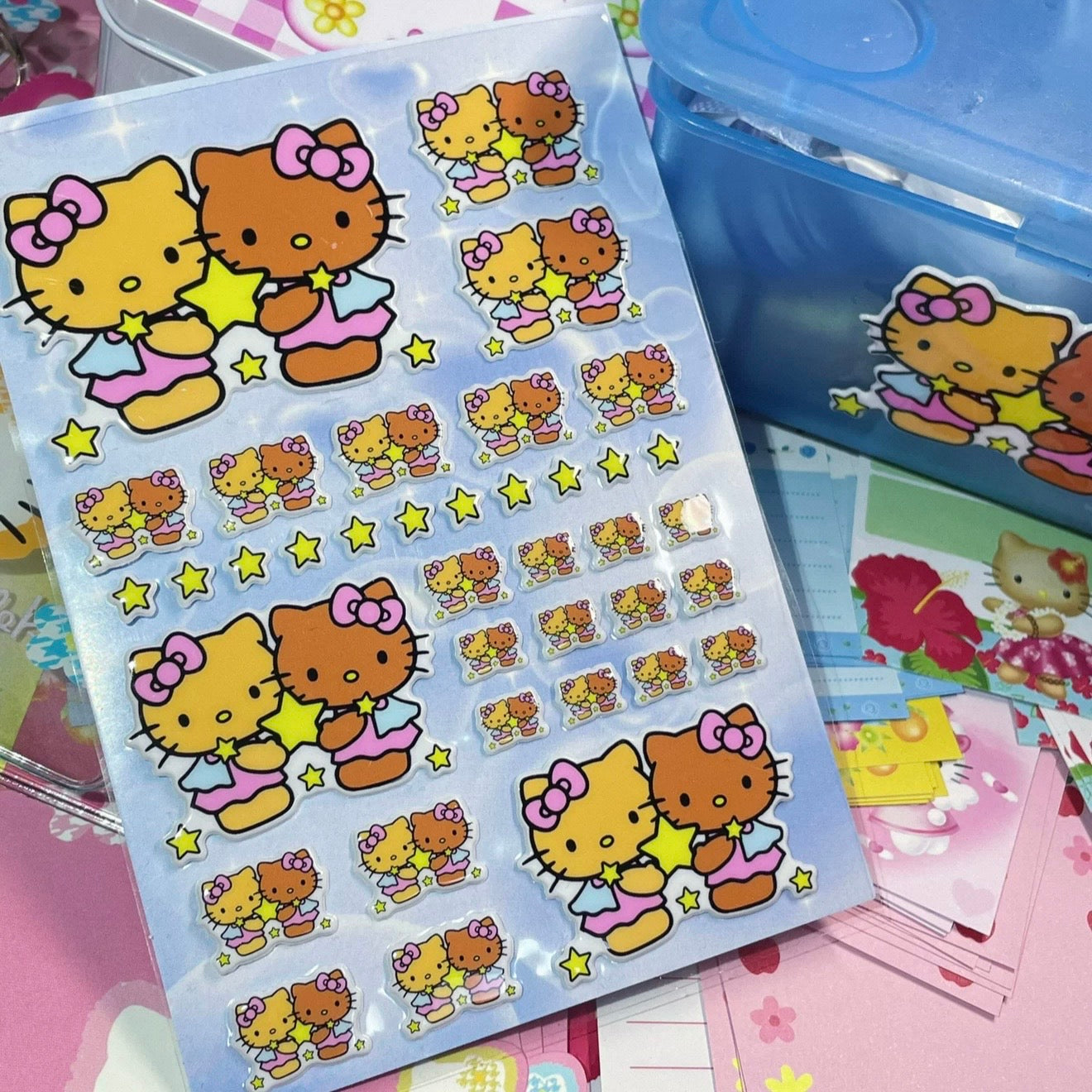 {fei dao} vintage hello kitty puffy bikini