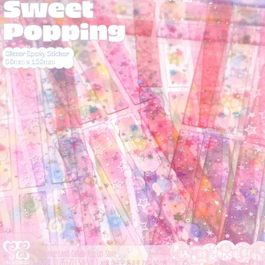 {pearly button} sweet popping line epoxy