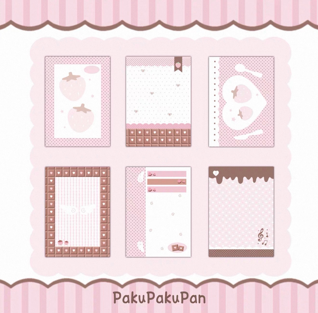 {pakupaku} m5 strawberry chocolate refill set
