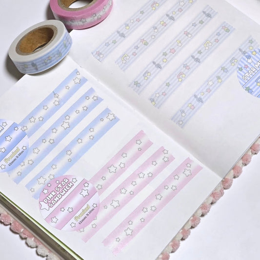 {hipromland} dote star sandwich washi tape