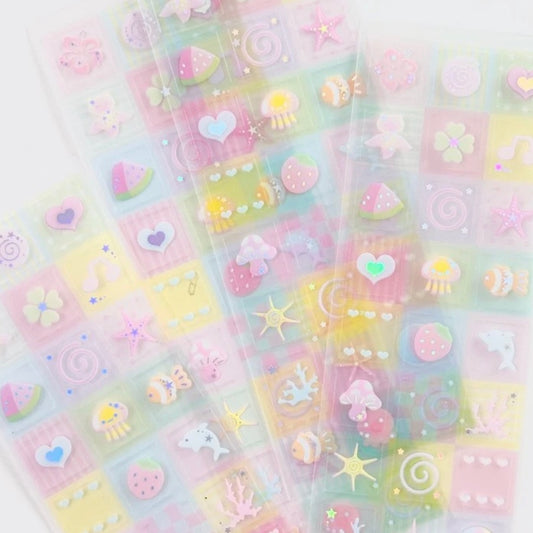 {pearly button} summer daily mini