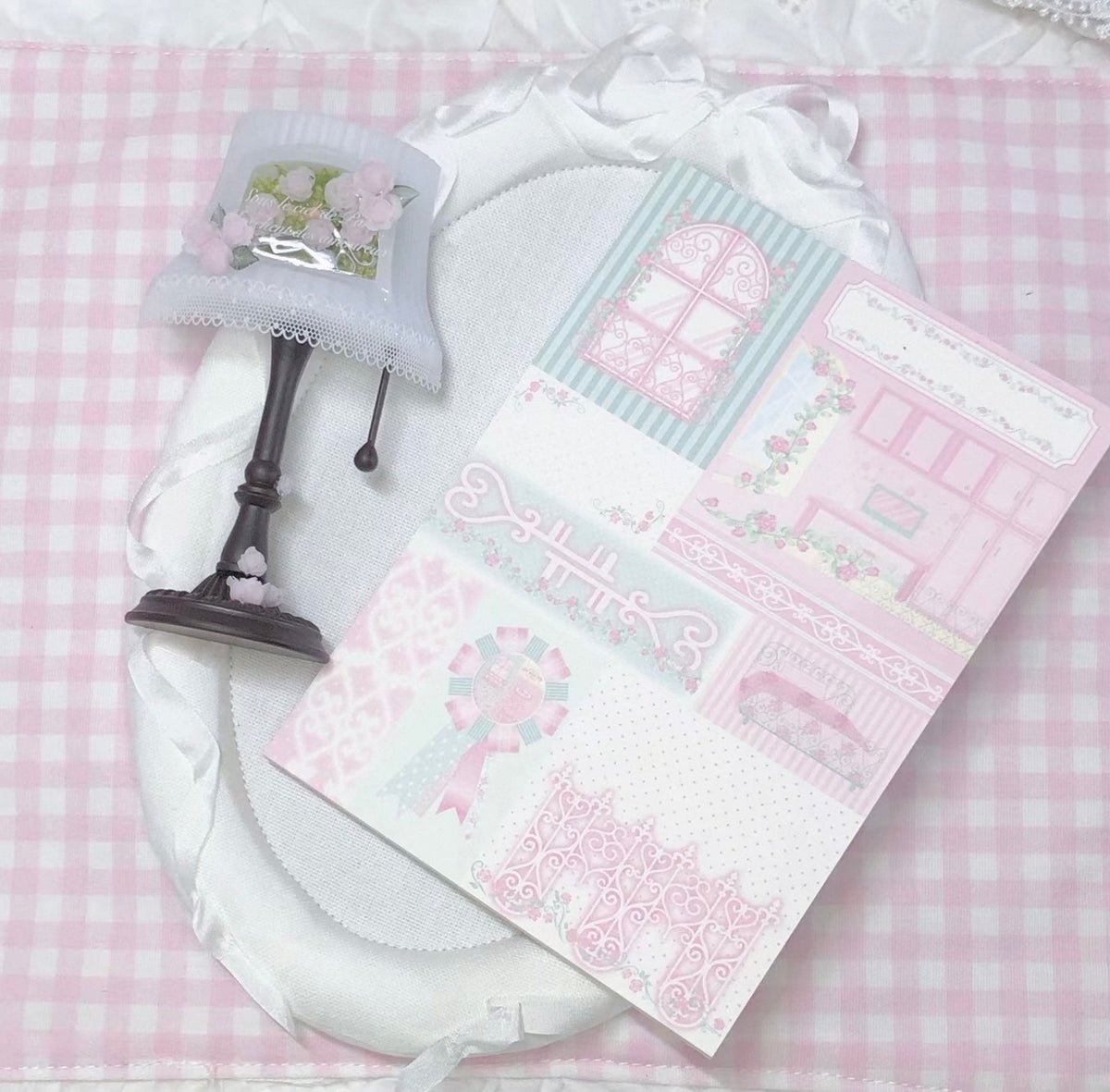 {DearDoris} sweet home rose 50p memo pad