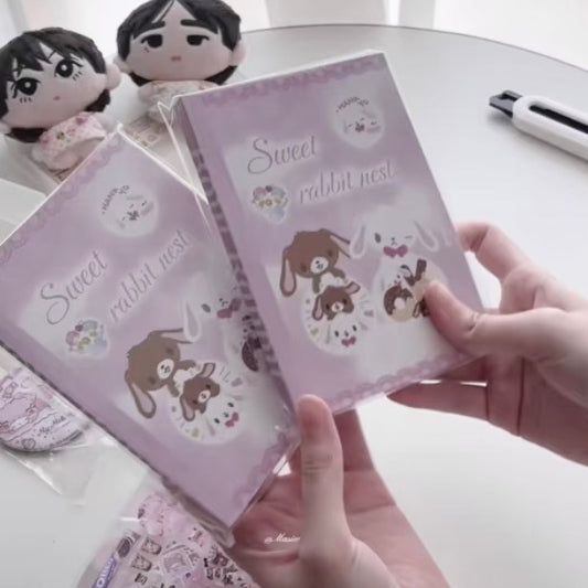 {c-贴纸书} 30 page sweet rabbit sticker book