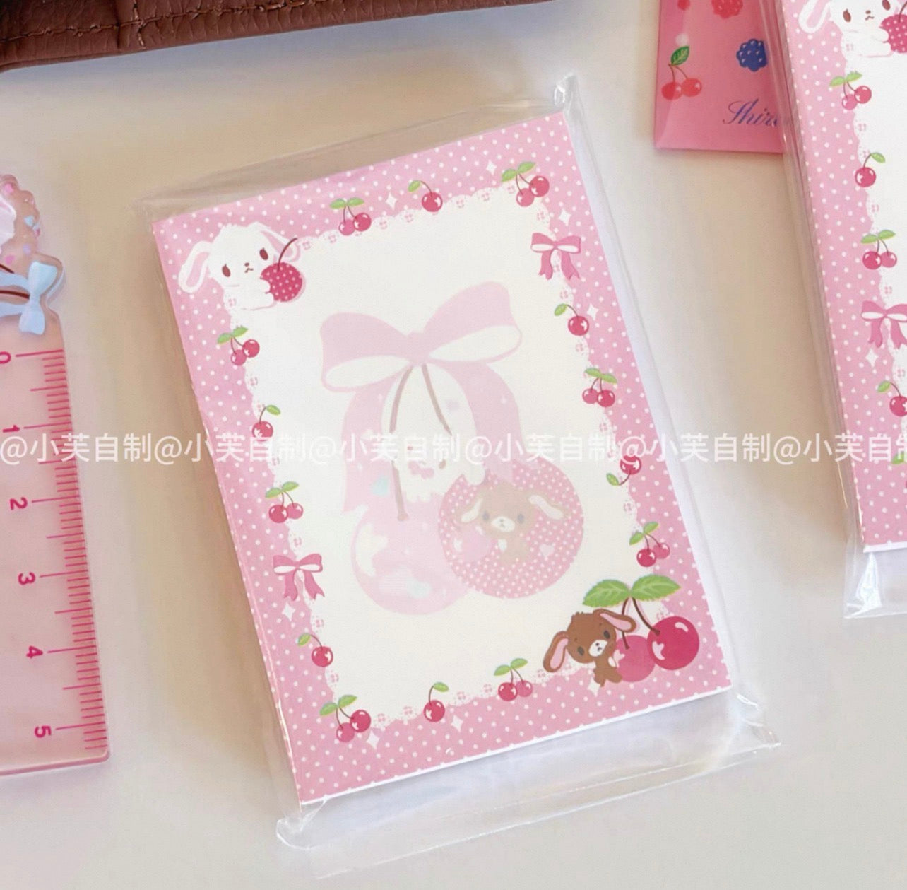 {byfufu} sugarbunnies sweet cherry memo pad