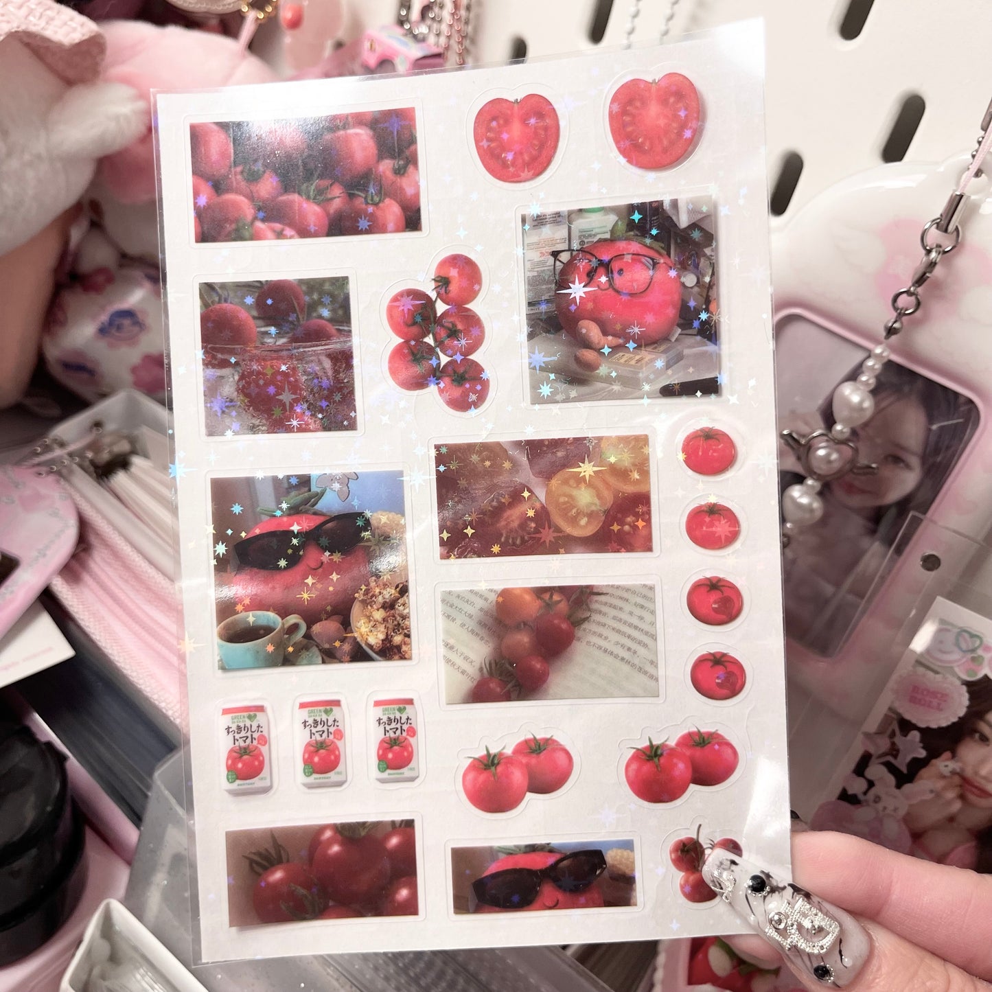 {HRTSTICKER} cool cherry tomato