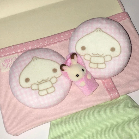 {wanso club} soft and fluffy mandu button