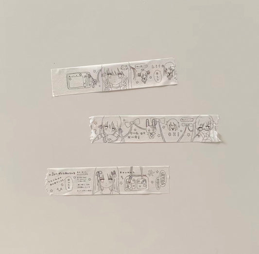 {21chuan} vol.2 black and white masking tape