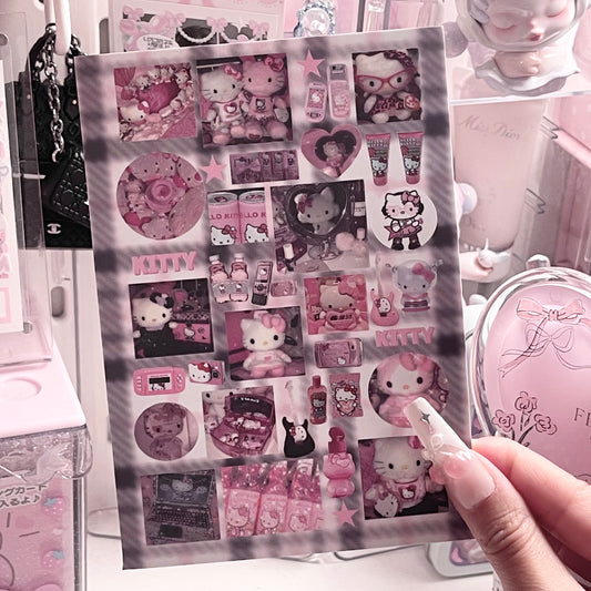 {c-艺术家} black pink kitty
