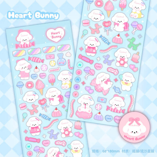 {heart bunny} puppy candy