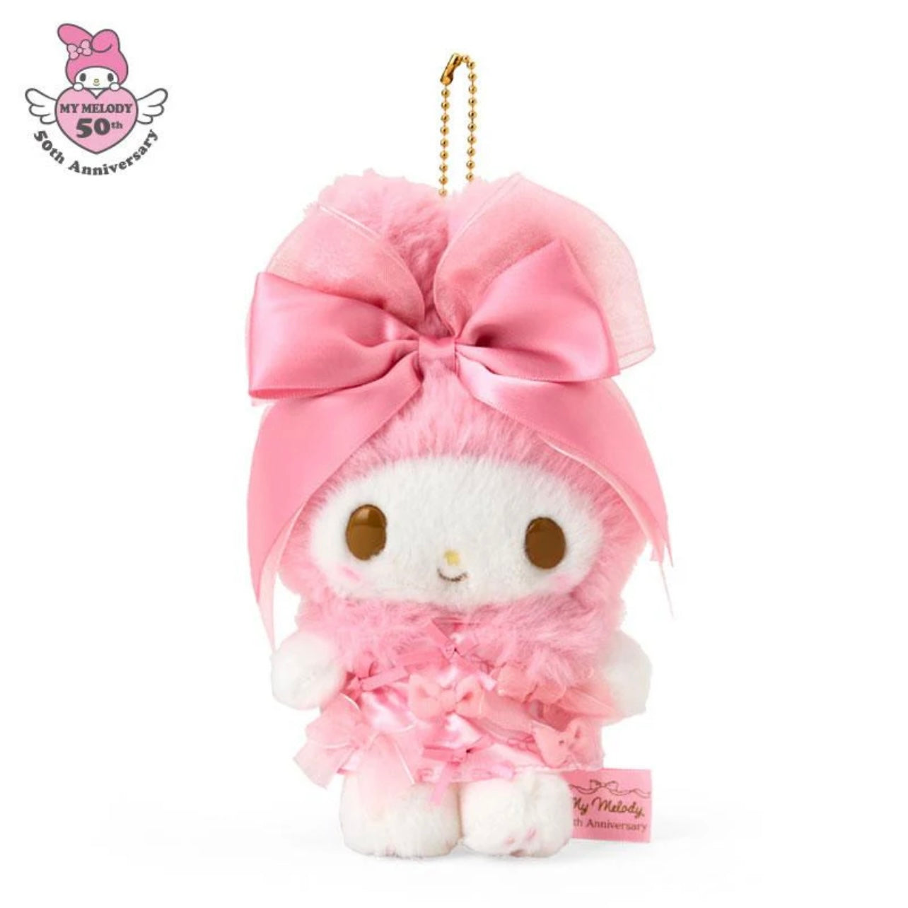 {JAPAN} my melody ribbon princess plush keychain