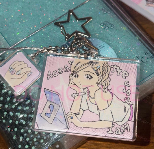 {YAO} y2k electronic life keychains