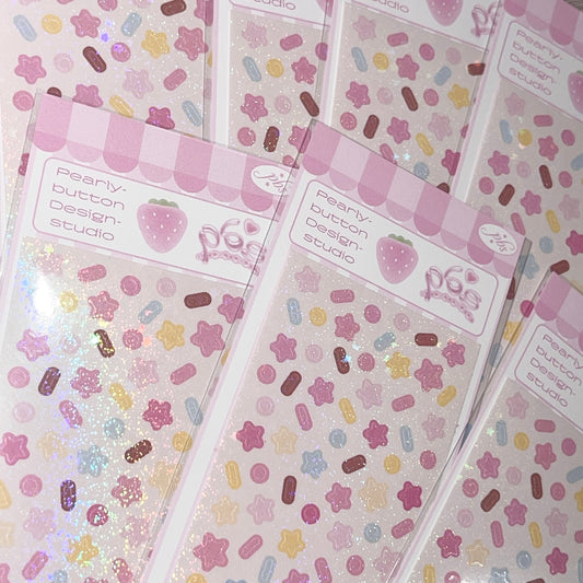 {pearly button} sweet sprinkles