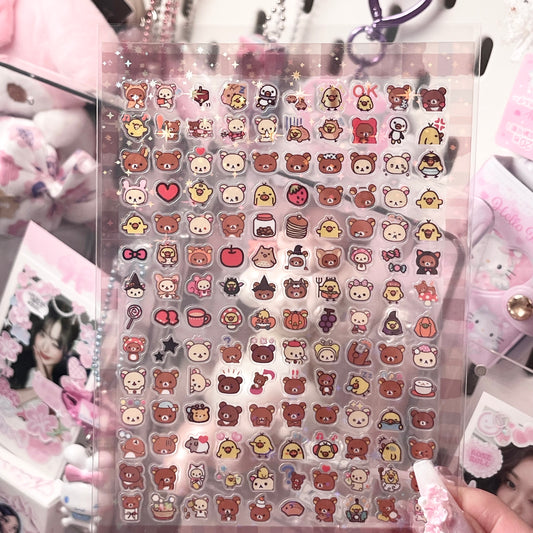 {c-艺术家} mini rilakkuma faces