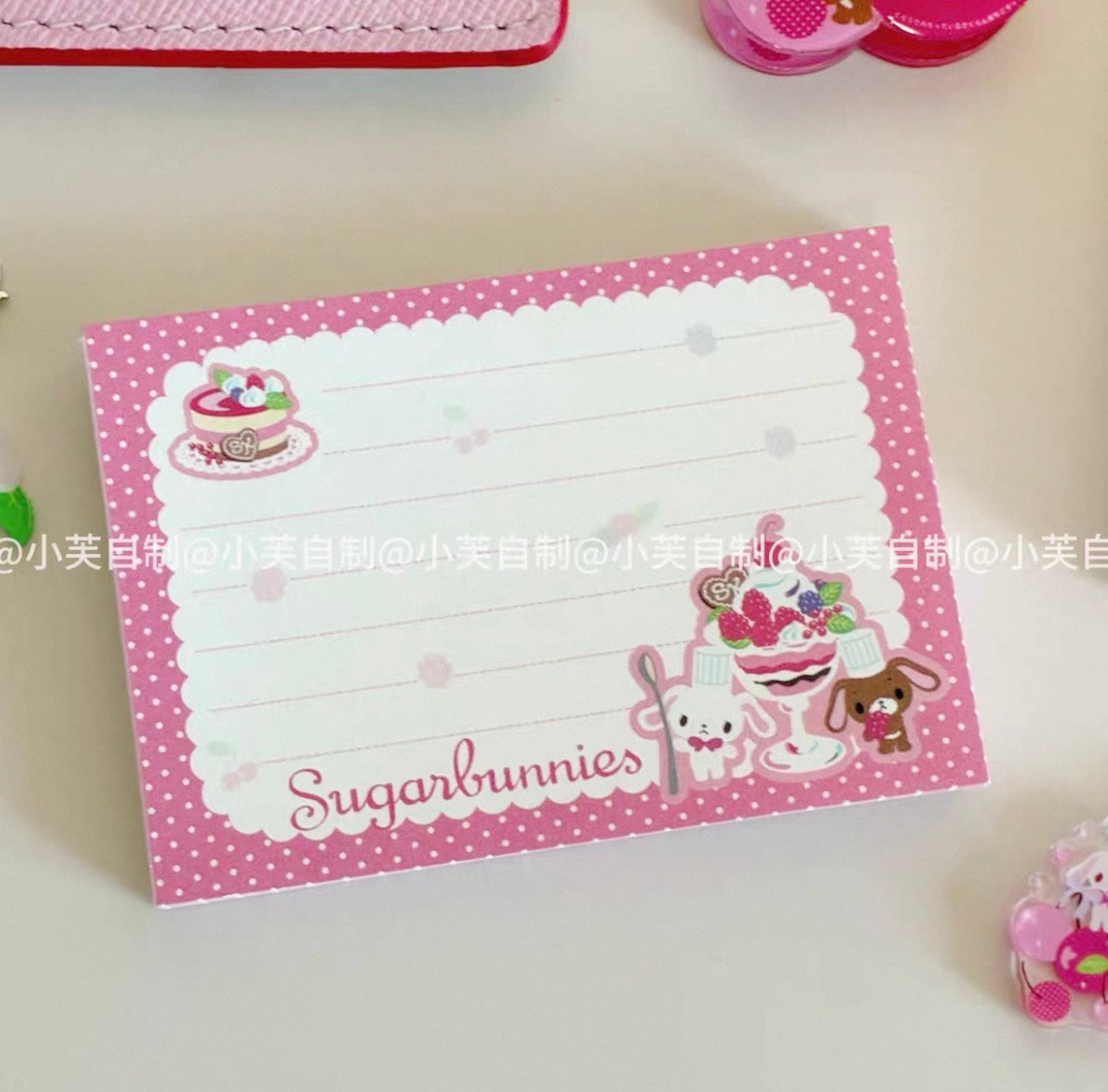 {byfufu} sugarbunnies parfait memo pad