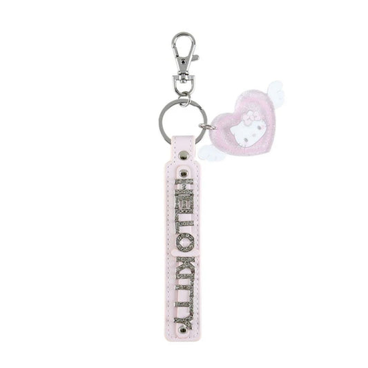 {JAPAN} hello kitty angel & little devil keychain strap (angel)