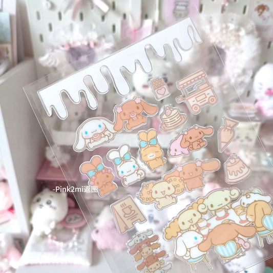 {pink2mi} sweet frosting epoxy sticker