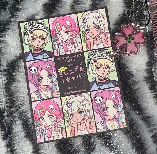 {sanwenmao} id photo sticker