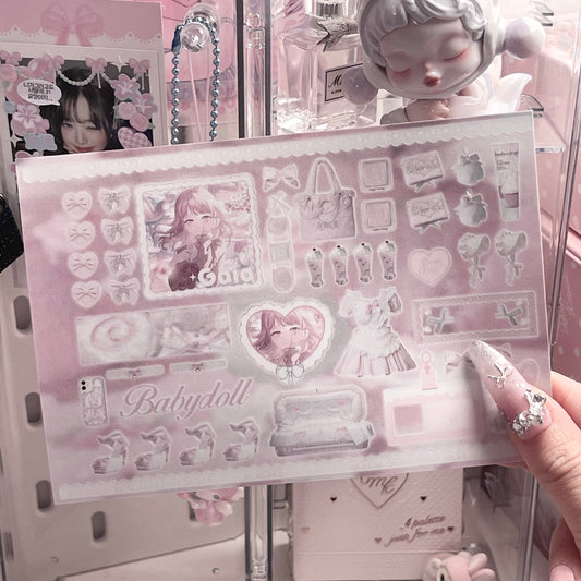 {c-艺术家} pink babydoll