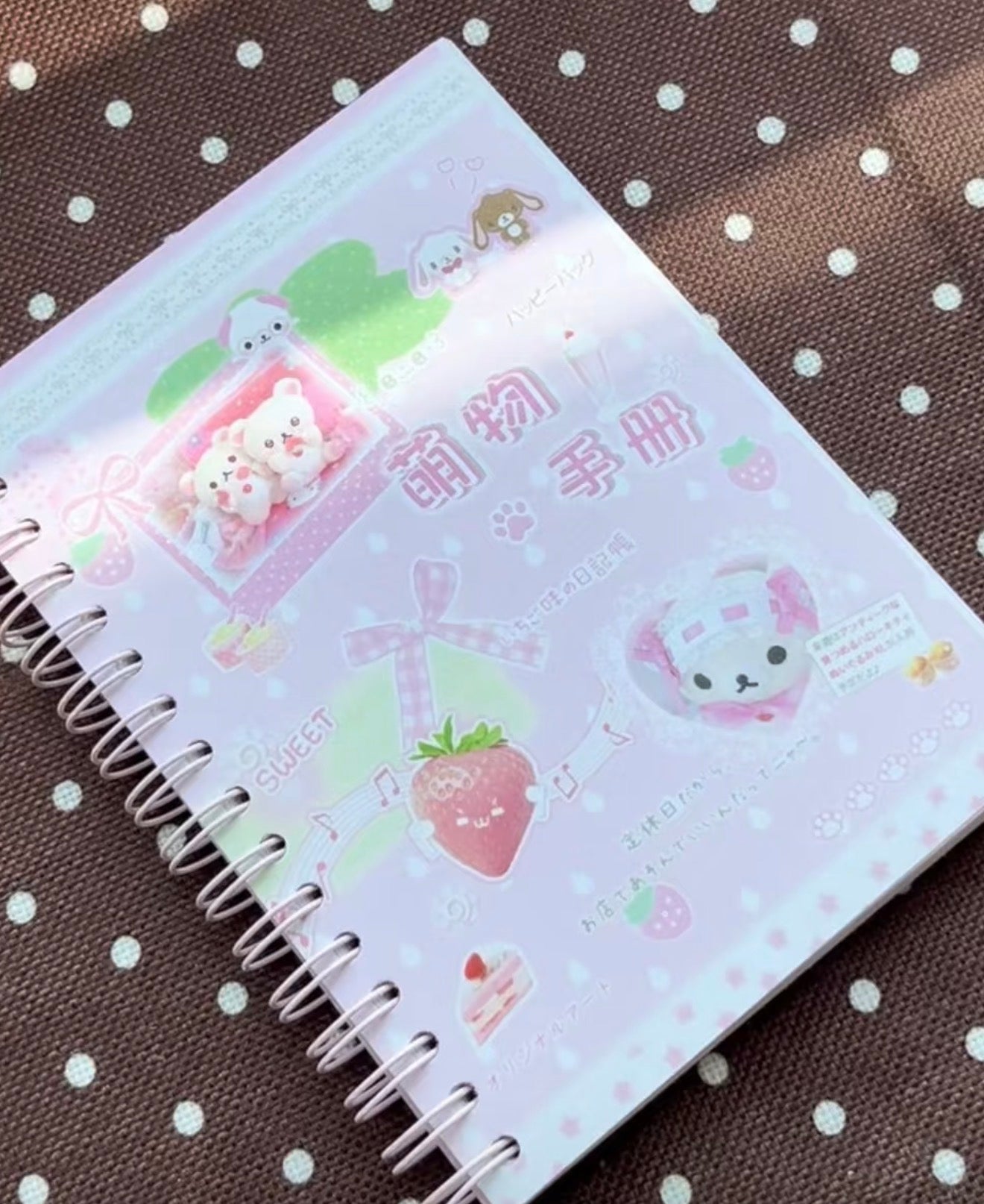 {c-贴纸书} 32p strawberry pink sticker book