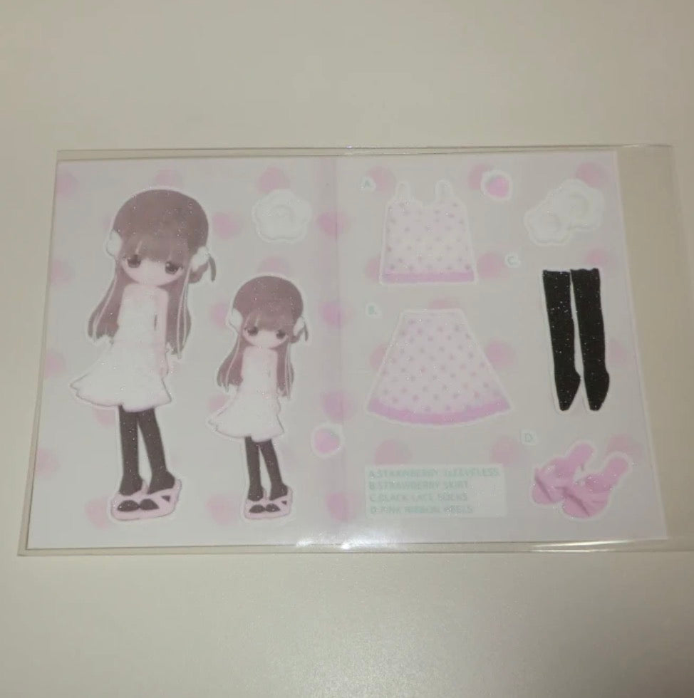 {coral tree} strawberry style diary sticker