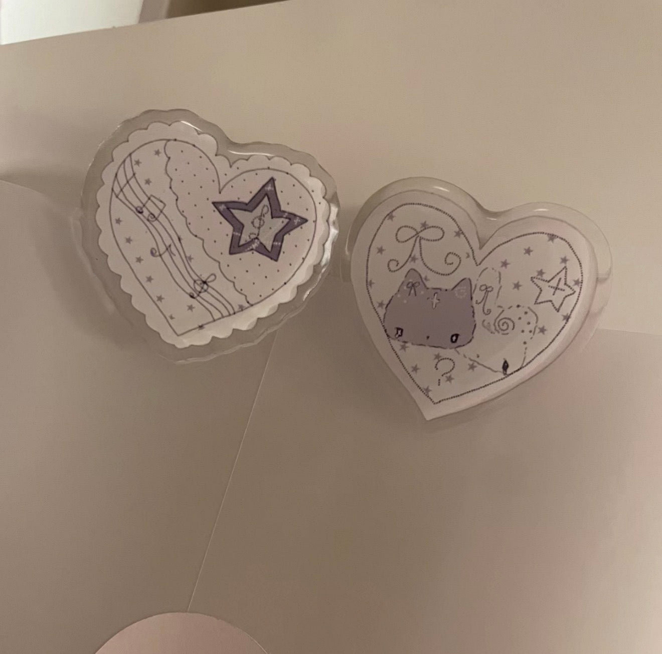 {not cute anymore} rabbits melody acrylic clips