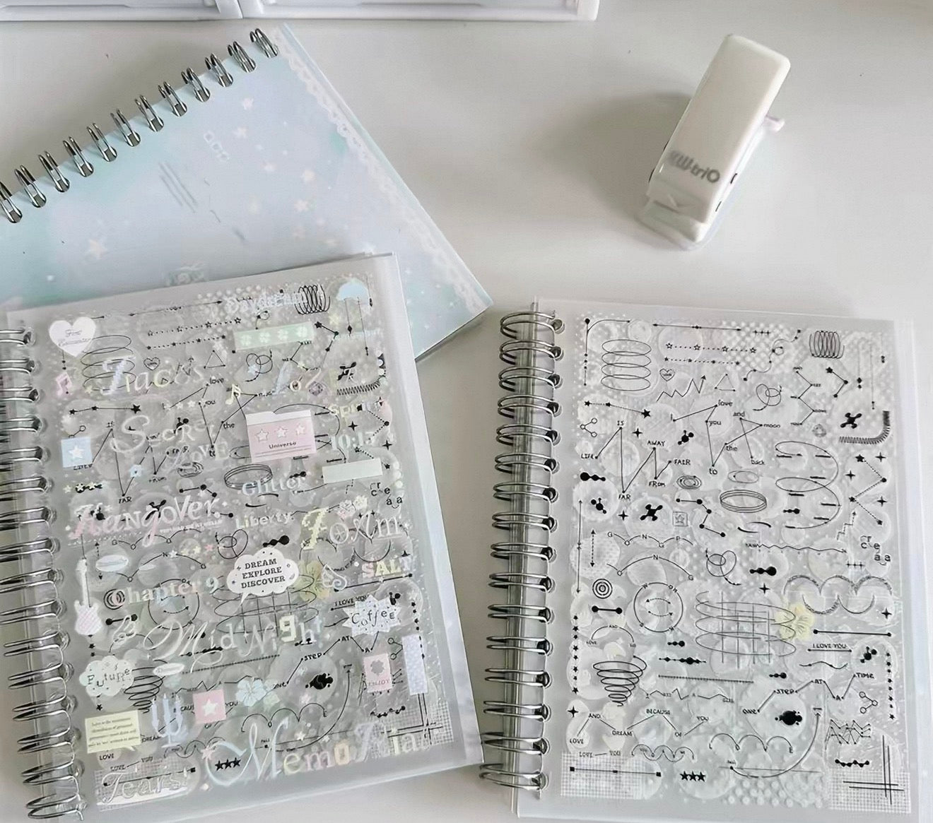 {c-贴纸书} 32p clear deco sticker book
