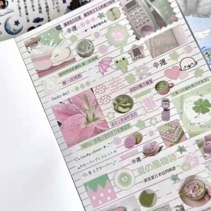 {c-艺术家} 32 page sweet language sticker book