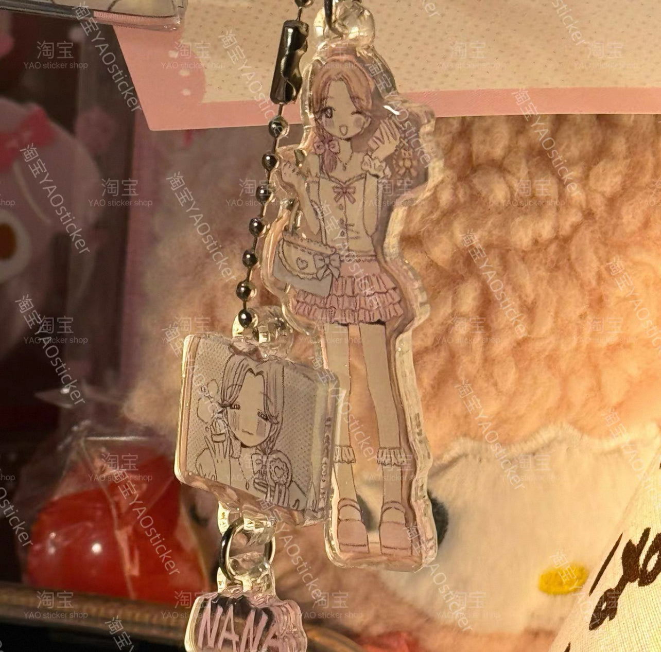 {YAO} nana acrylic keychain