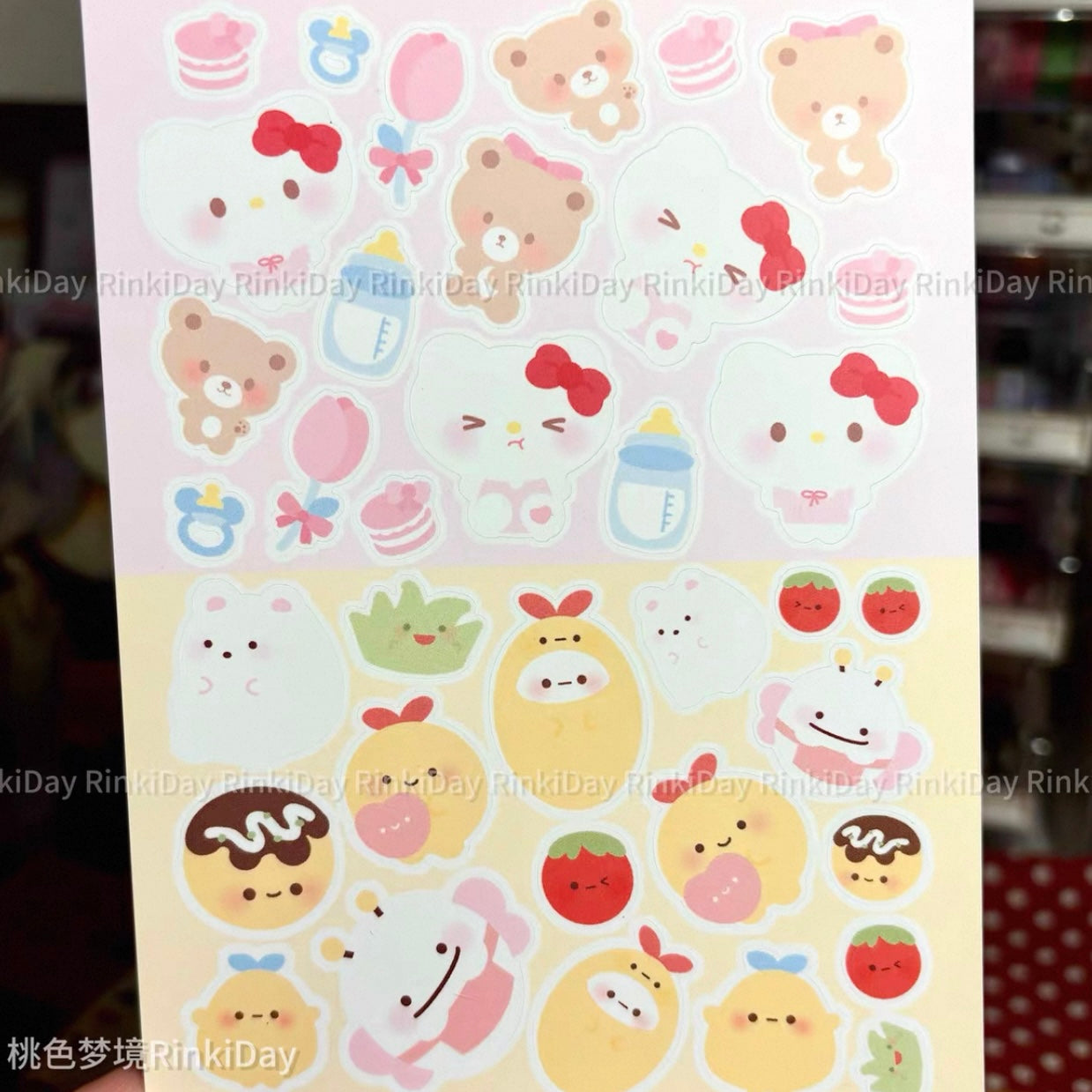 {rinki day} marshmallow hello kitty x sumikko gurashi duo