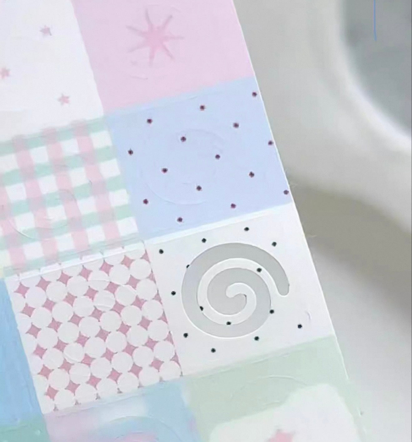 {intomyvibe} cut swirls kiss cut tape