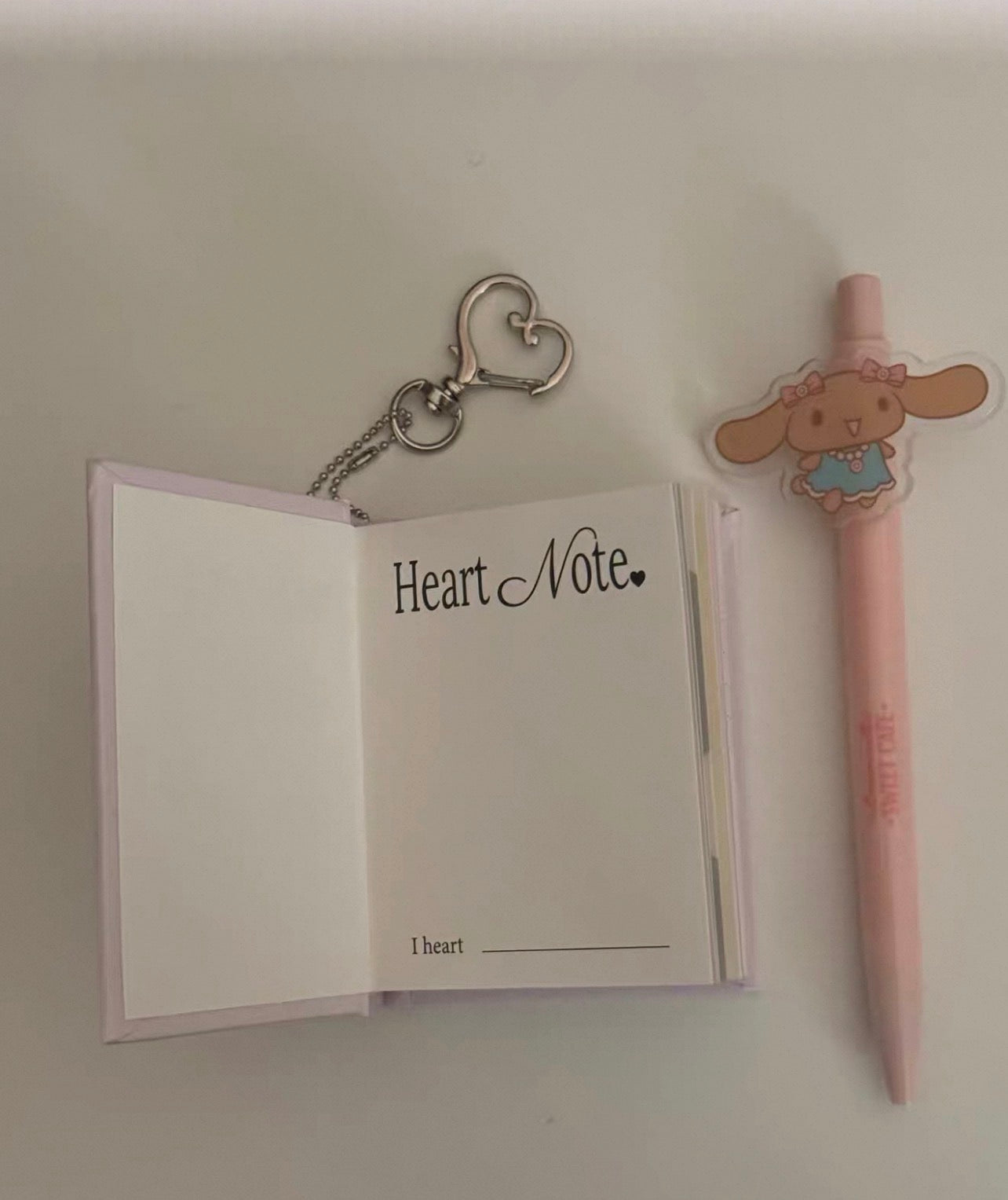 {pinkspark} heart note