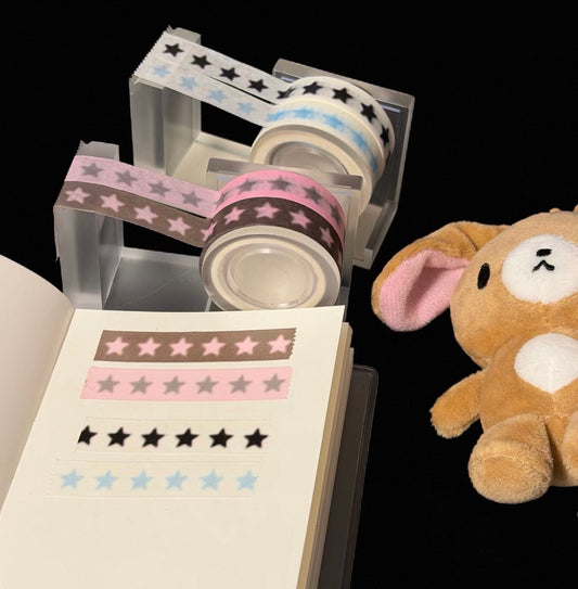 {littlemino} basic star thin washi tape