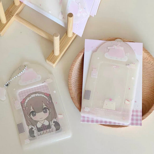 {ribbon shop} milky pudding dessert photocard holder