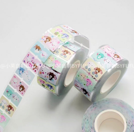 {byfufu} sugarbunnies sticker roll