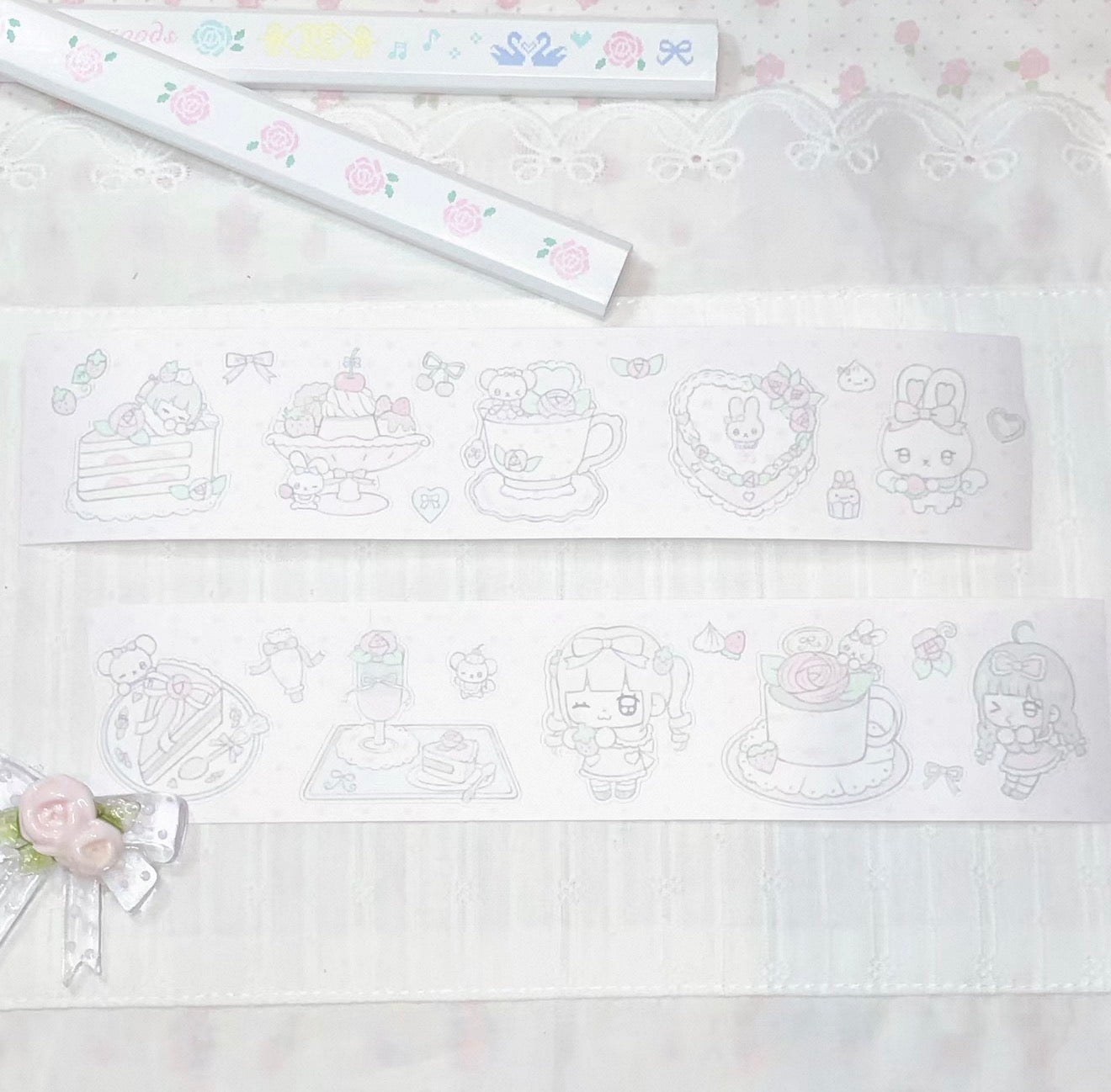 {DearDoris} afternoon tea time kiss cut tape