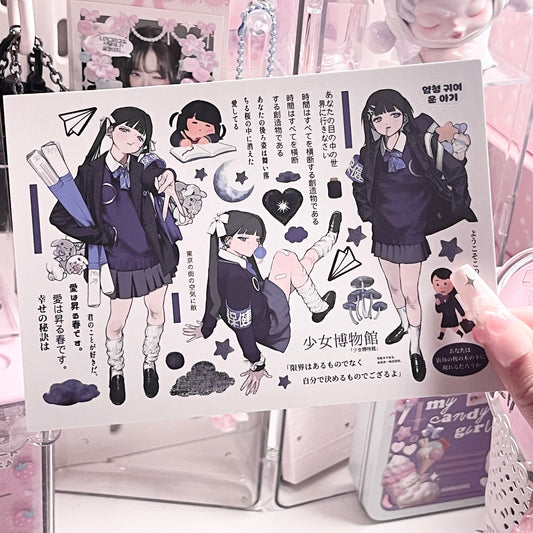 {c-艺术家} school girl