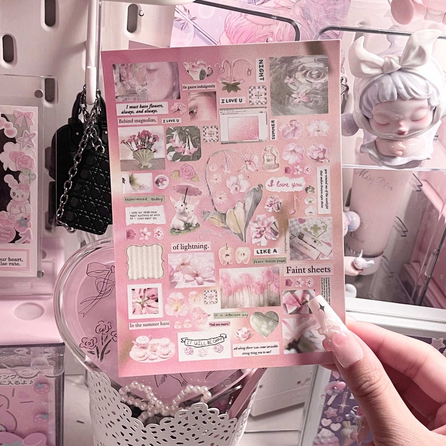 {c-艺术家} pink lilies