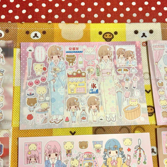 {rinki day} rilakkuma bear girls 9 types