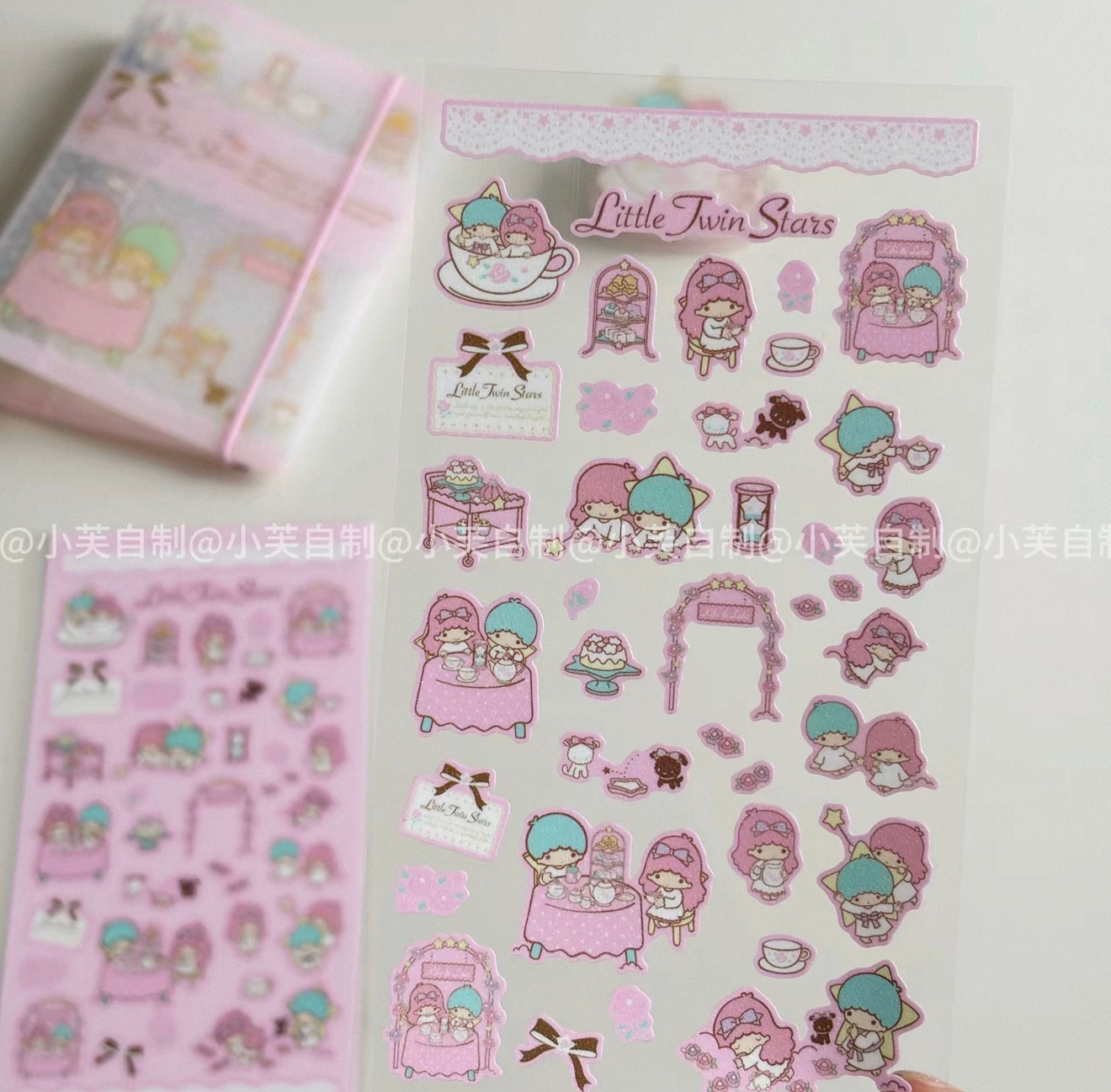 {byfufu} little twin stars tea party sticker