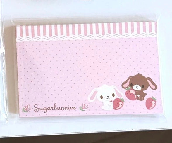 {homemade chestnut} 3 types sugarbunnies strawberry series m5 memo pad