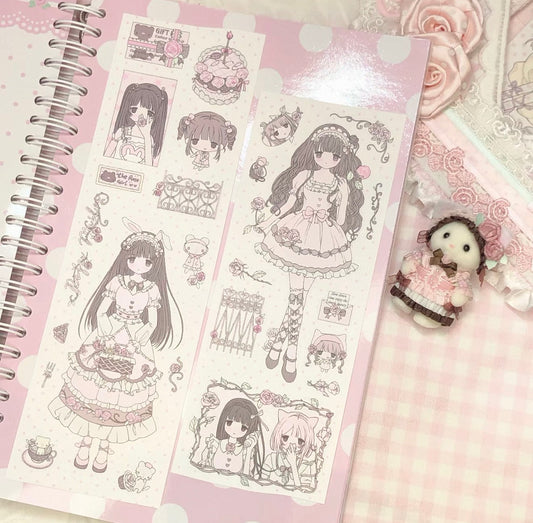 {DearDoris} under the rose kiss cut tape