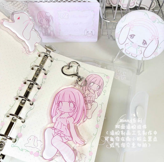 {sanako x pumpum} little ver. acrylic keychain